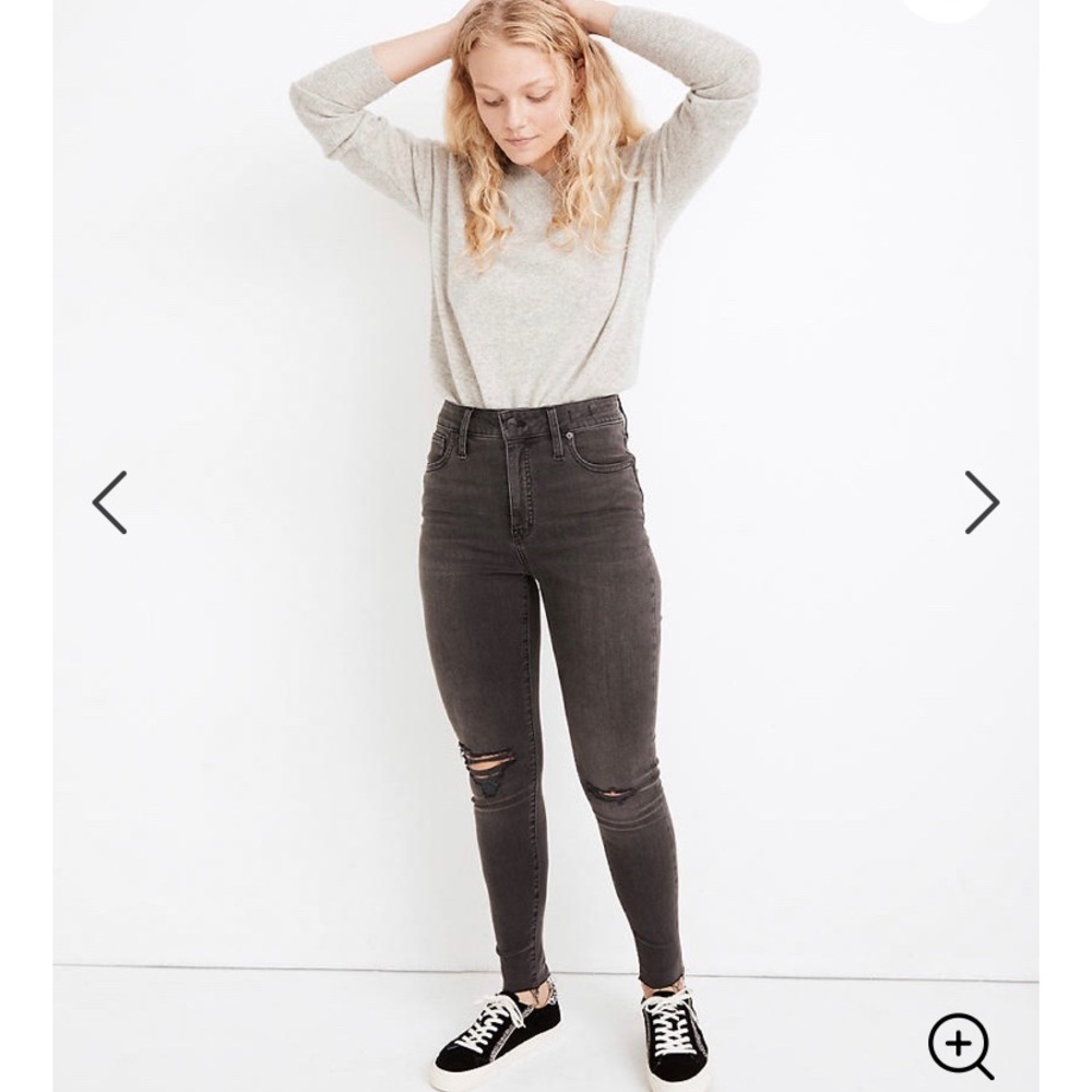 Madewell 9” High Rise Skinny Jeans